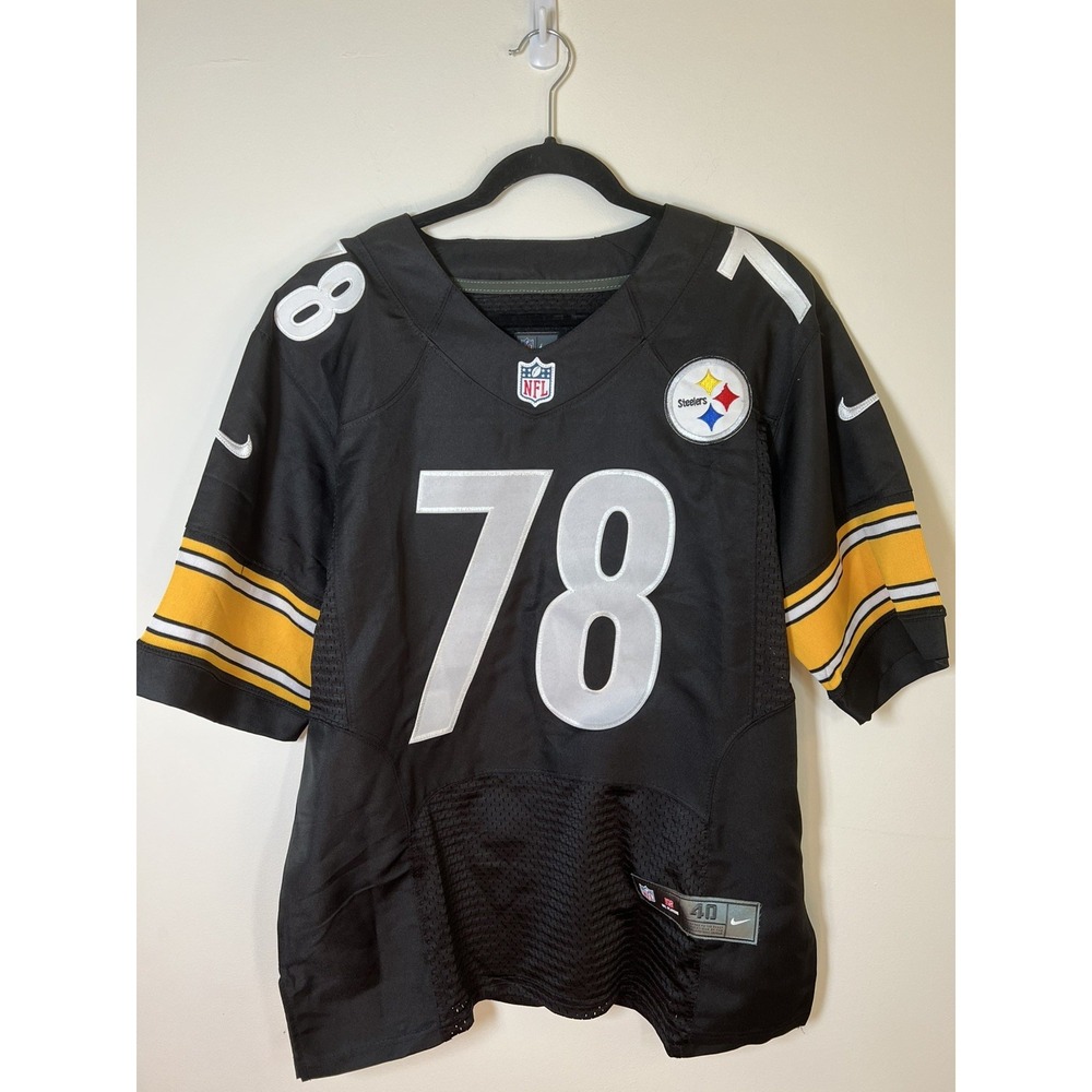 Nike Elite Authentic Alejandro Villanueva #78 Steelers Jersey Size 40 Sewn NFL